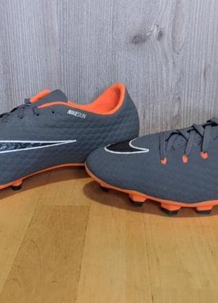 Футбольные бутсы копочки nike hypervenom phantom 3 academy fg