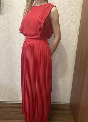 Вечернее красное платье, выпускное, наряд для дружки