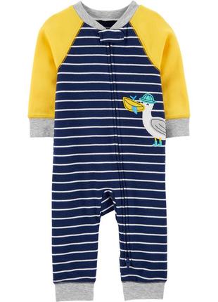 Хлопковый комбинезон carters