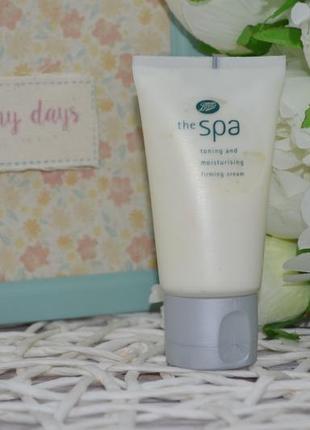 Тонизирующий и увлажняющий крем the spa toning and moisturizing firming cream boots