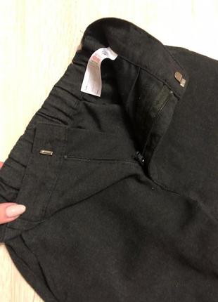 Серые, черные брюки штаны для девочки6 фото