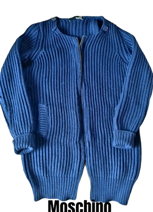 Love moschino  кофта кардиган полушерсть
