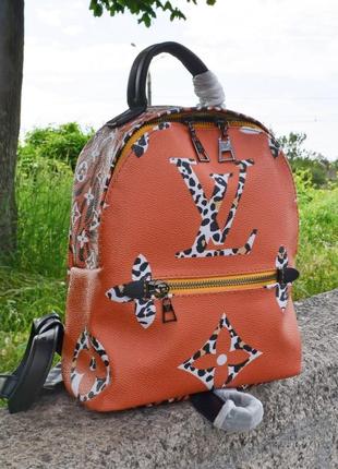 Стильный оранжевый рюкзак женский9 фото