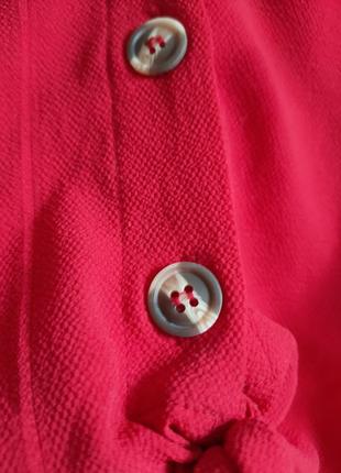 Яркая блуза с узлом v образный вырез cameo rose4 фото