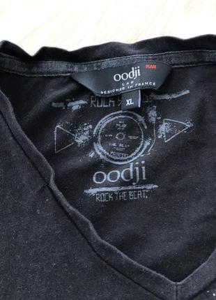 Футболка чоловіча чорна oodji / футболка чорна соловіча2 фото