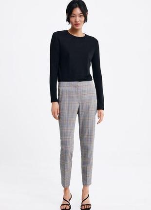 Брюки ,штаны в клетку zara