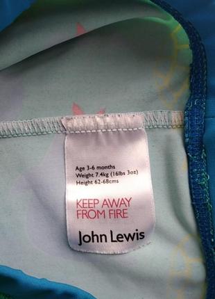 John lewis солнцезащитный купальный костюм 3-6 мес 62-68 см6 фото