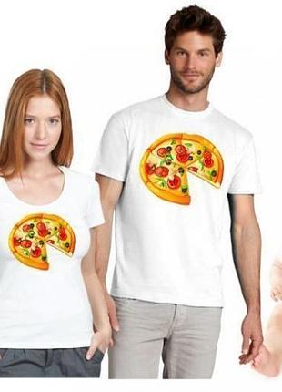 Футболки фэмили лук family look для всей семьи "семейная пицца" push it