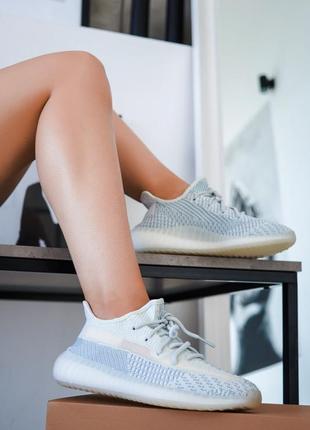 Yeezy boost soft blue2 фото