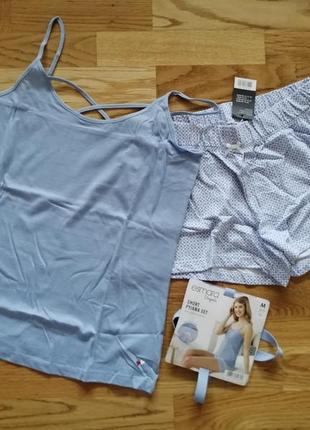 Піжама комплект одежды для дома пижама майка и шорты германия esmara lingerie