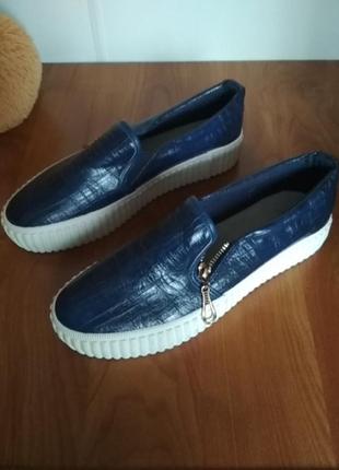 Слипоны туфли женские макасины