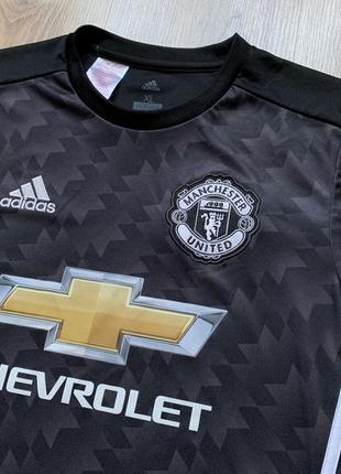 Подростковая футбольная джерси adidas manchester united 2017/20183 фото