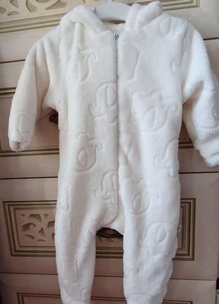 Плюшевый комбинезон тм фламинго  3-6 месяцев 68 см