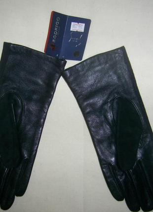 Перчатки р.8 замш, кожа, rodrigo италия