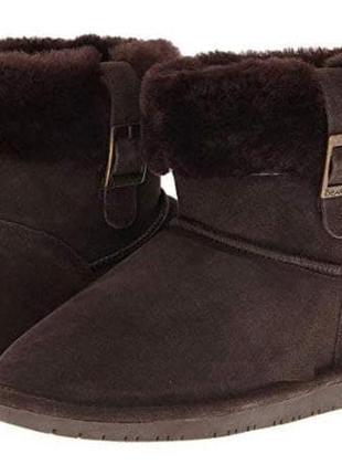 Угги bearpaw abby сша натуральная замша и нат. мех.