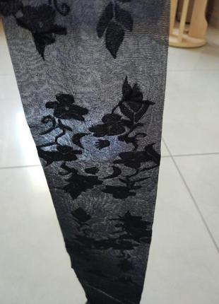 Шикарні жіночі колготи з візерунком. італія. legs розмір 1-2.