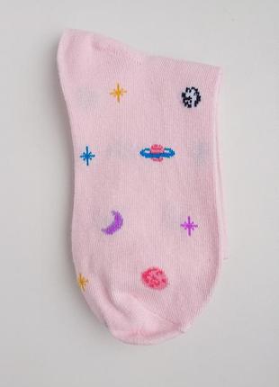 🌌космос 🪐жіночі шкарпетки/женские носки вселенная, высокого качества🔝4 фото
