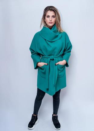 Пальто жіноче icon. зелений колір
