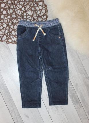 Демісезонні джинсики з трикотажною підкладкою george на 18-24 міс,