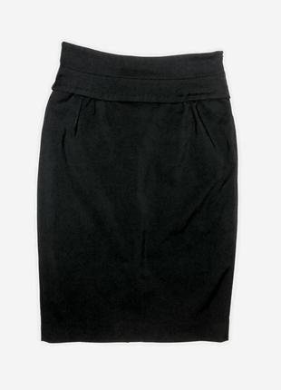 Черная стильная юбка карандаш coast