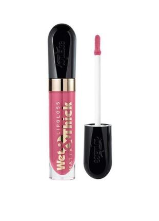 Новый стойкий матовый блеск для губ topface wet&thick pt202 розовый