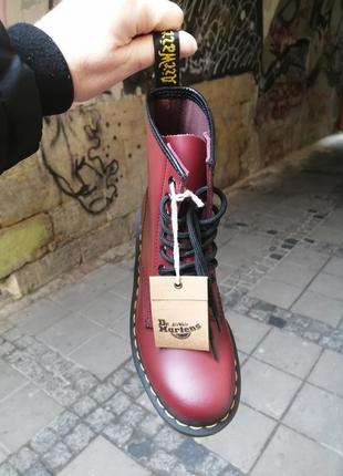 Кожаные ботинки берцы dr. martens 1460 smooth оригинал