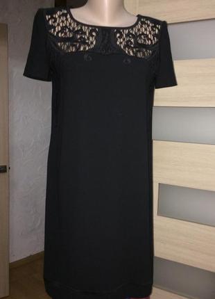 The kooples роскошное чёрное платье свободного кроя от дорогого бренда2 фото