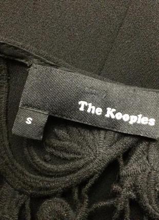 The kooples роскошное чёрное платье свободного кроя от дорогого бренда8 фото