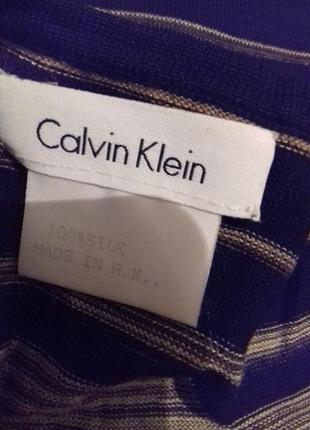 Calvin klein шелк трикотажный.5 фото