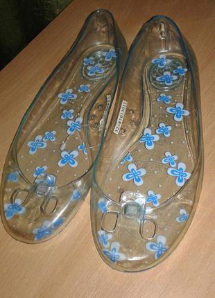 Силіконові балетки 37-38 розмір