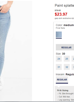 Нові джинси скіні у фарбі розмір m-l2 фото