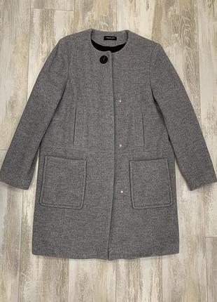 Шерстяное пальто бренда twin-set, италия, шерсть, кашемир,  оригинал,