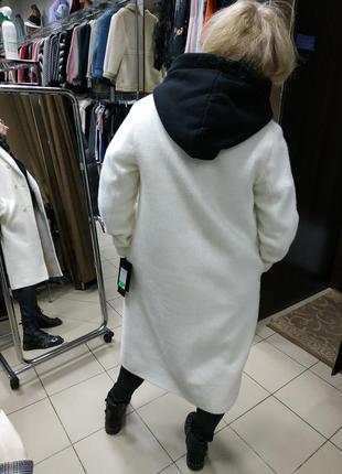 Пальто демисезонное альпака вирджинская шерсть кашемир3 фото