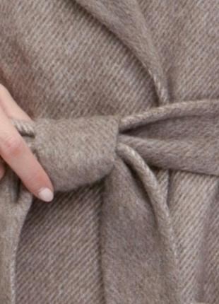 Пальто демисезонное альпака вирджинская шерсть кашемир9 фото