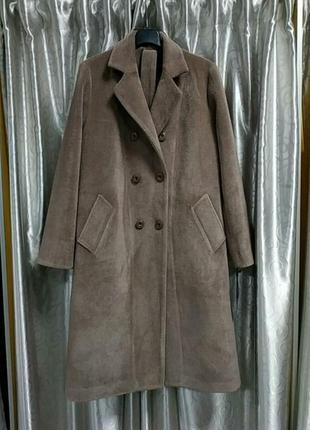 Пальто демисезонное альпака вирджинская шерсть кашемир5 фото