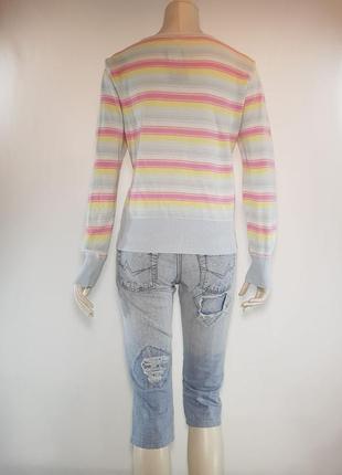 Пуловер "orsay" джемпер в ніжну смужку (німеччина).4 фото