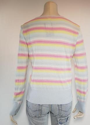 Пуловер "orsay" джемпер в ніжну смужку (німеччина).5 фото