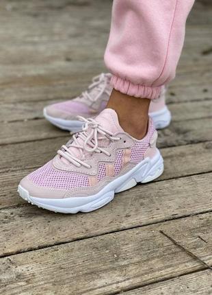 Кросівки adidas ozweego рожеві жіночі (37-41)