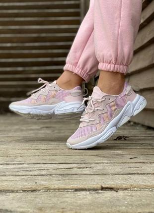 Кросівки adidas ozweego рожеві жіночі (37-41)4 фото