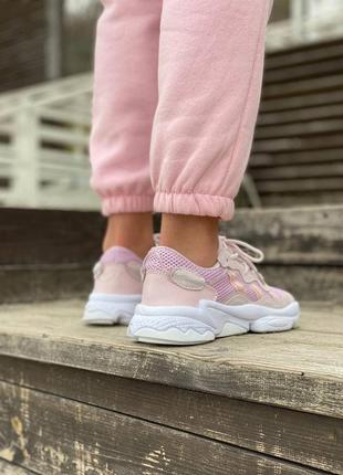 Кросівки adidas ozweego рожеві жіночі (37-41)9 фото