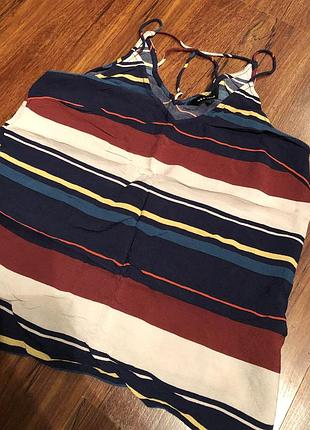 Кольорова річна майка new look zara топ