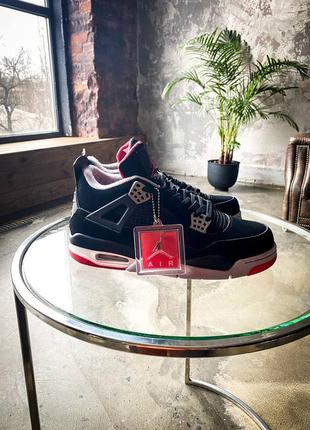 Чоловічі кросівки nike air jordan 4 retro og 'bred'