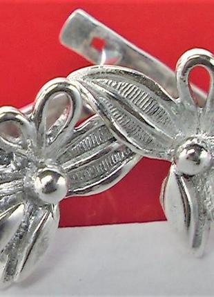 Серьги серебро ссср 925 проба 3,43 грамма