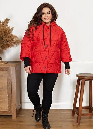 Стильная куртка стежка