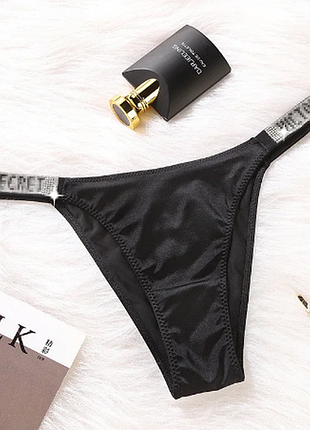 ⭐⭐⭐⭐⭐ 
брендові трусики victoria's secret зі стразами a2012