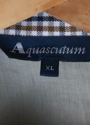 Сорочка з льону aquascutum розмір xl5 фото