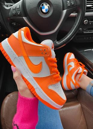 🧡🌸 nike dunk low🌸🧡яскраві жіночі кросівки найк весна-літо