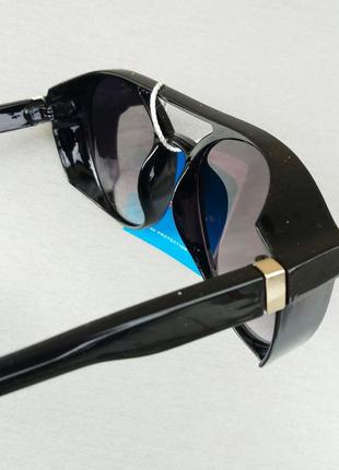 Matrius мужские солнцезащитные очки черные с боковыми шторками5 фото