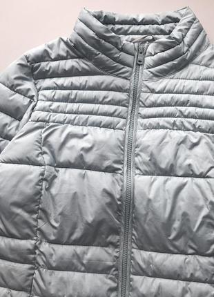 🧥стильная лёгкая тёплая мятная демисезонная куртка/нежно бирюзовая куртка дутик🧥2 фото