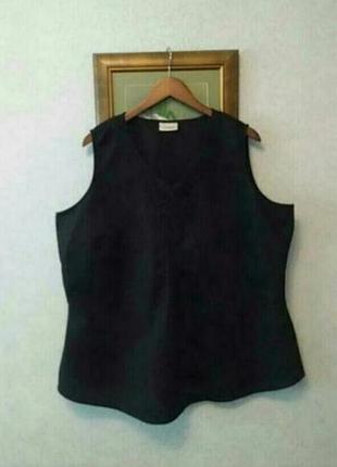 Блуза безрукавка лен, хлопок c&a